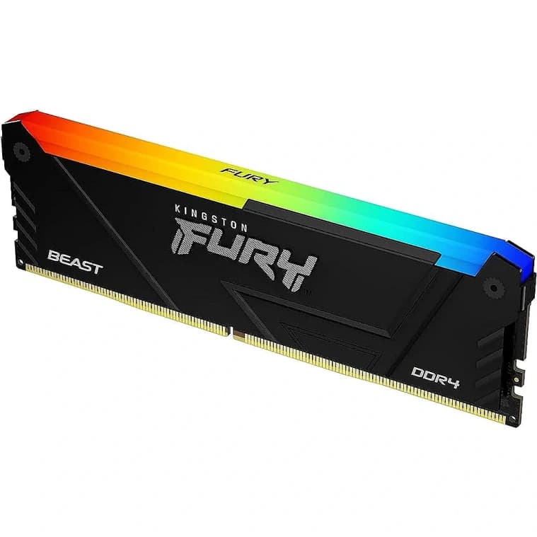 Kingston FURY Beast 32GB DDR4 3200MT/s CL16 RGB Desktop Memory