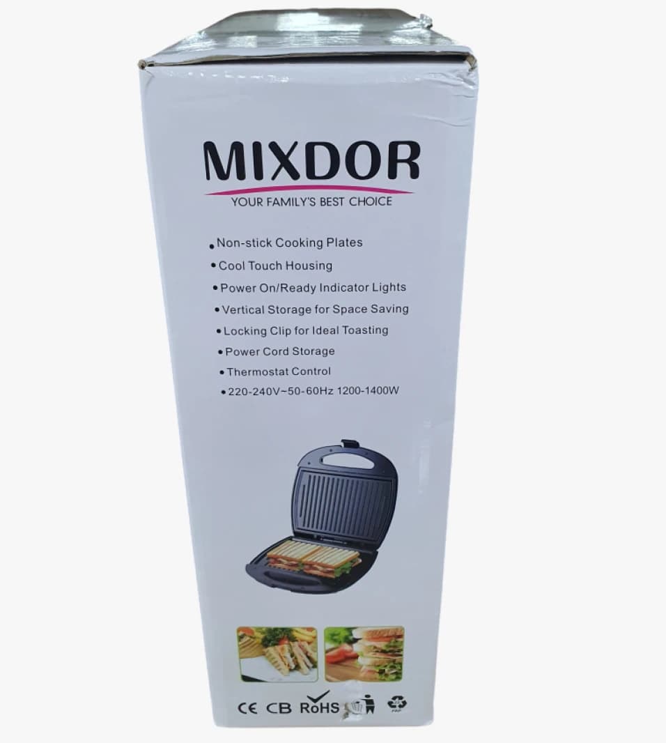 Mixdor Family Grill Maker with Innovative Design for All Household Members