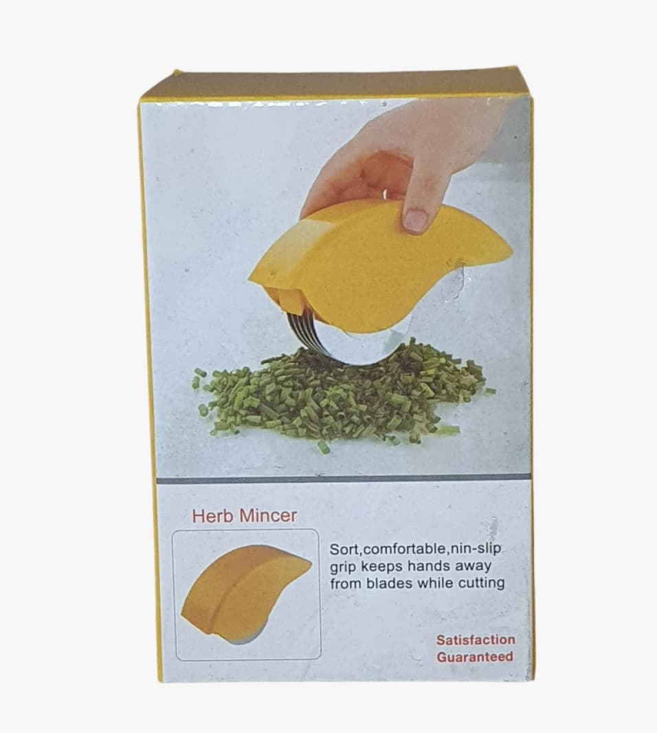 Innovative Herb Mincer with Sharp Stainless Steel Blades and a Comfortable, Durable Body for Cooking Enthusiasts