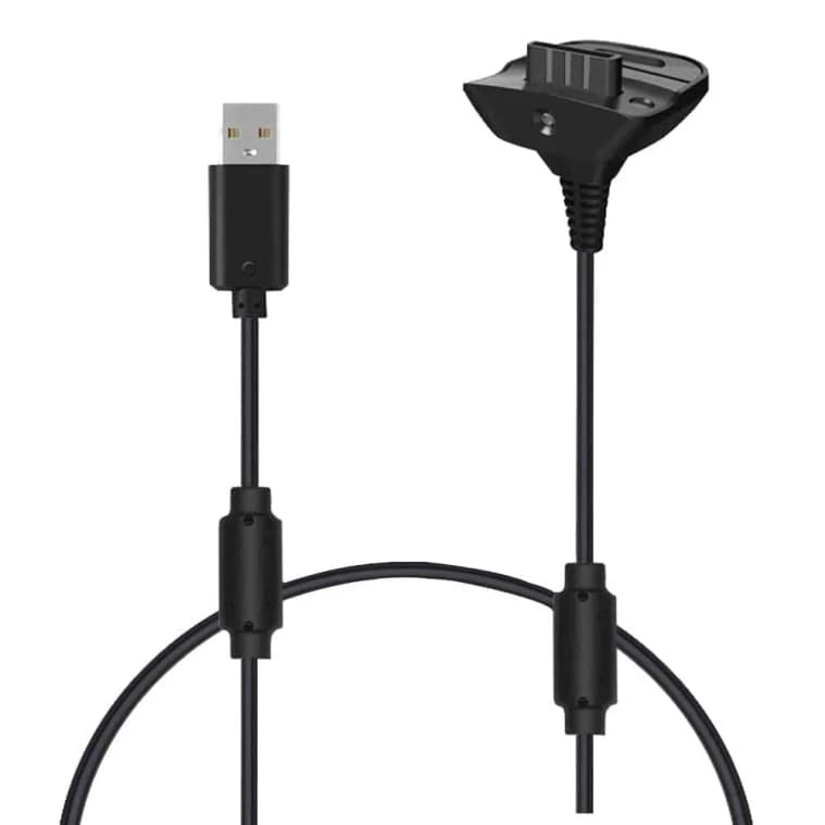 USB Charging Cable for Xbox 360 Wireless Game Controller 1.5m