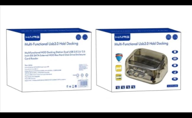 Haing Hi 0576 U3d Usb 3.0 Hdd Docking Ide+sata With Usb Hub+card Reader
