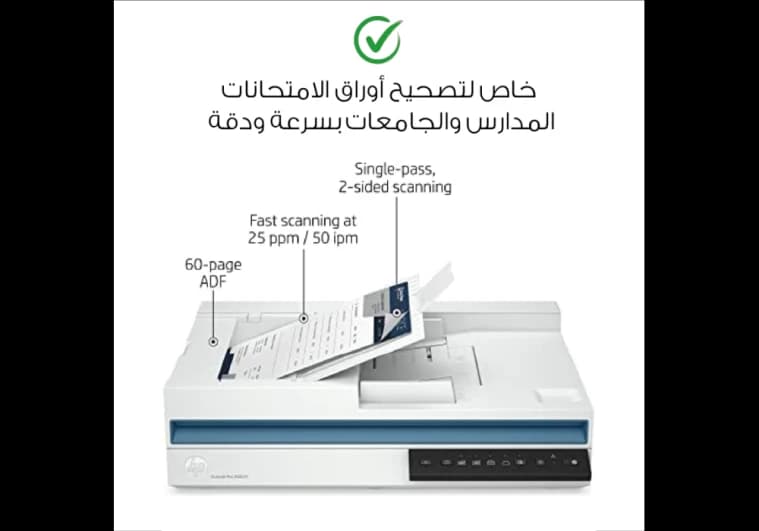HP SCANJET PRO 3600 F1 Scanner Fast 2-Sided up to 30 ppm Scanning & Auto Document Feeder