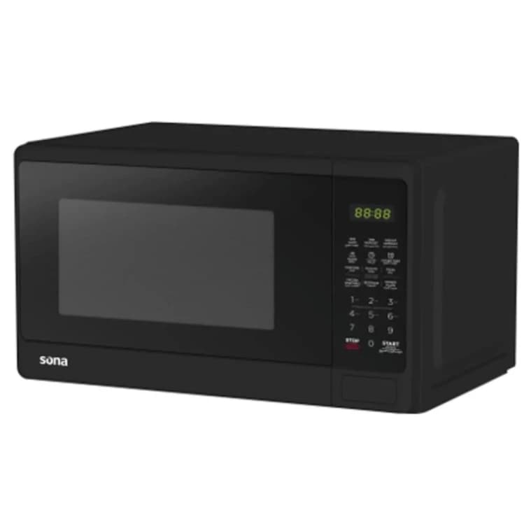 Sona EM22LBK Microwave 22L, 700W, 6 Cooking Programs, Black