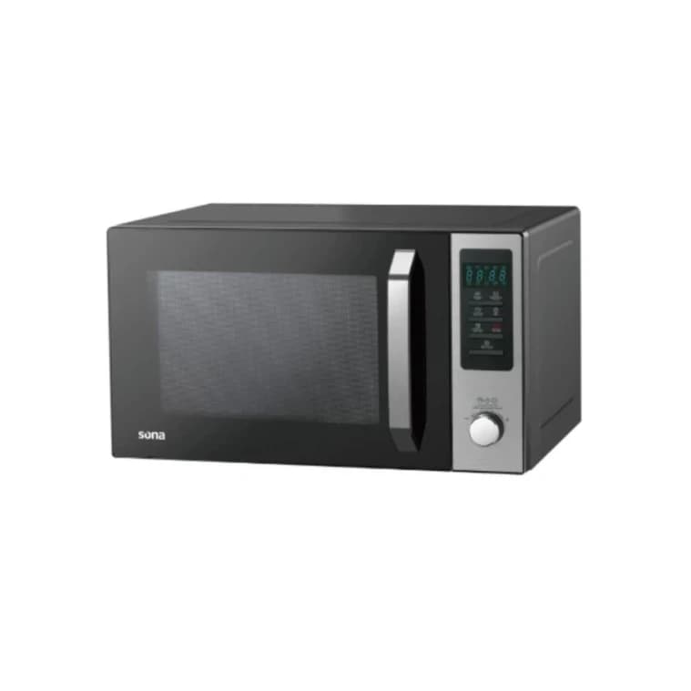 Sona Microwave EM34LBK, 1000W, 8 Cooking Programs, 5 Power Levels