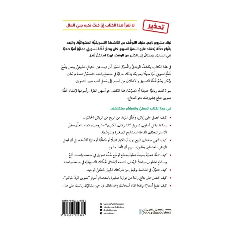 The 1-Page Marketing Plan