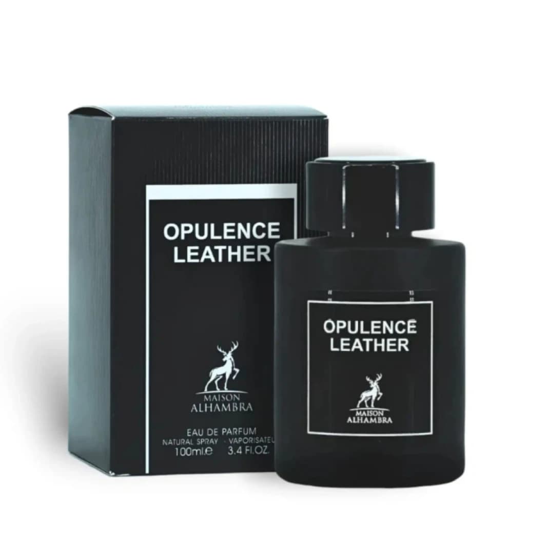 Al Hambra Amber & Leather Eau de Parfum for Men, 100ml