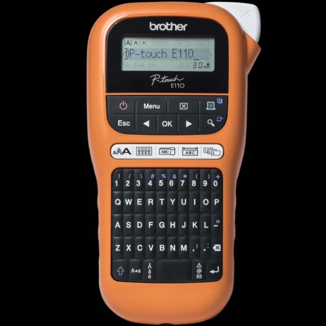 طابعة الملصقات Brother P-touch PT-E110VP للكهربائيين