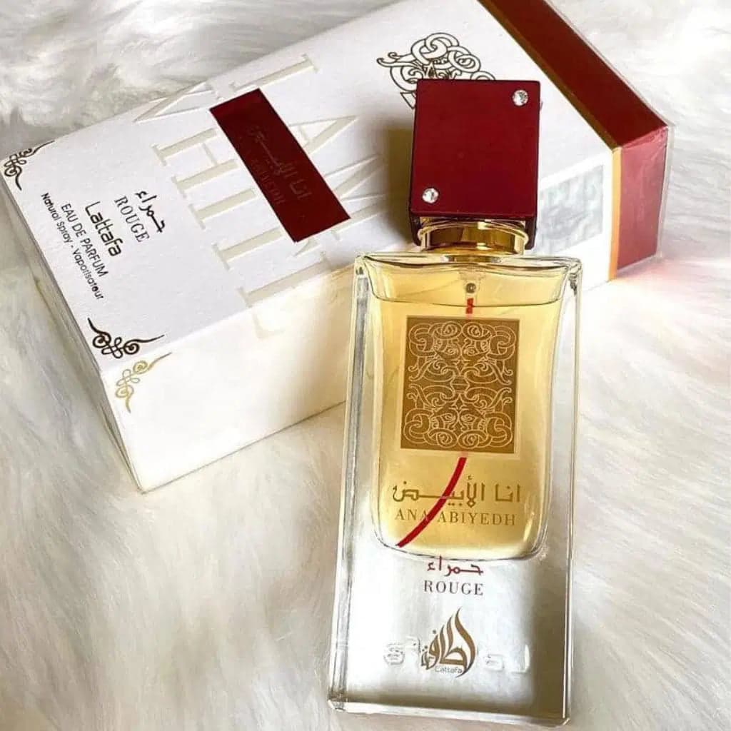 Ana Al Abyad Red Perfume for Women by Lattafa, 60ml