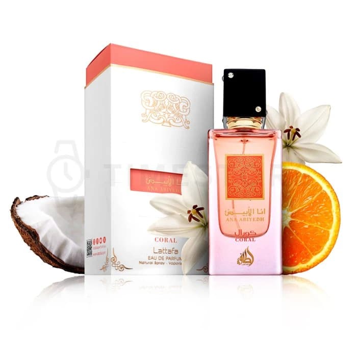 Lattafa Ana Al Abyad Coral Unisex Perfume - 60 ml