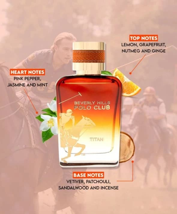B.H. Polo Club Titan Eau De Parfum 100 ml For Men