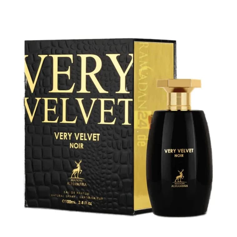 Very Velvet Noir by Alhambra for Women, 100ml