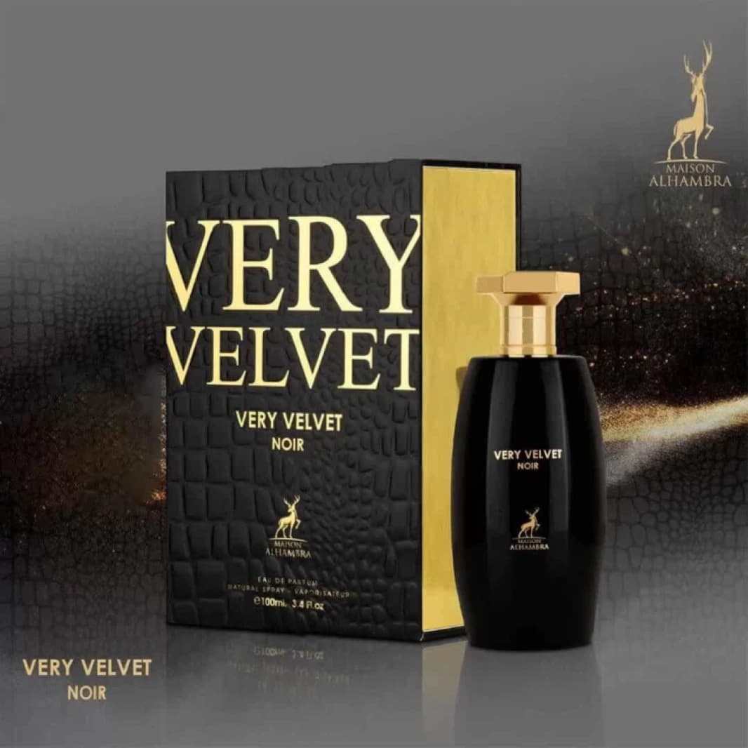 Very Velvet Noir by Alhambra for Women, 100ml