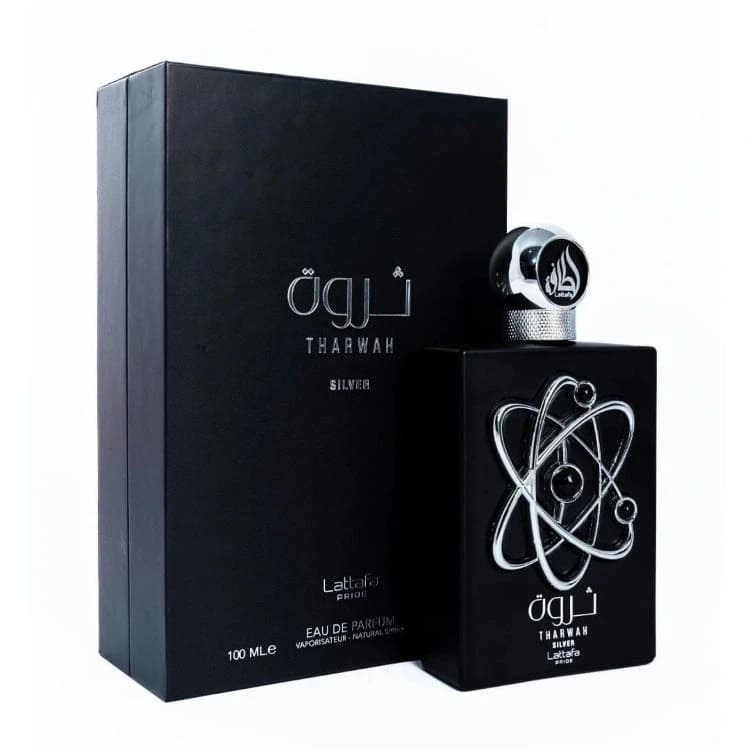 Tharwa Silver Unisex Perfume by Lattafa 100ml