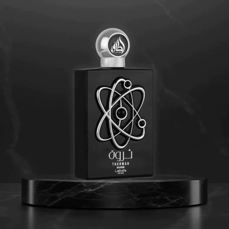 Tharwa Silver Unisex Perfume by Lattafa 100ml