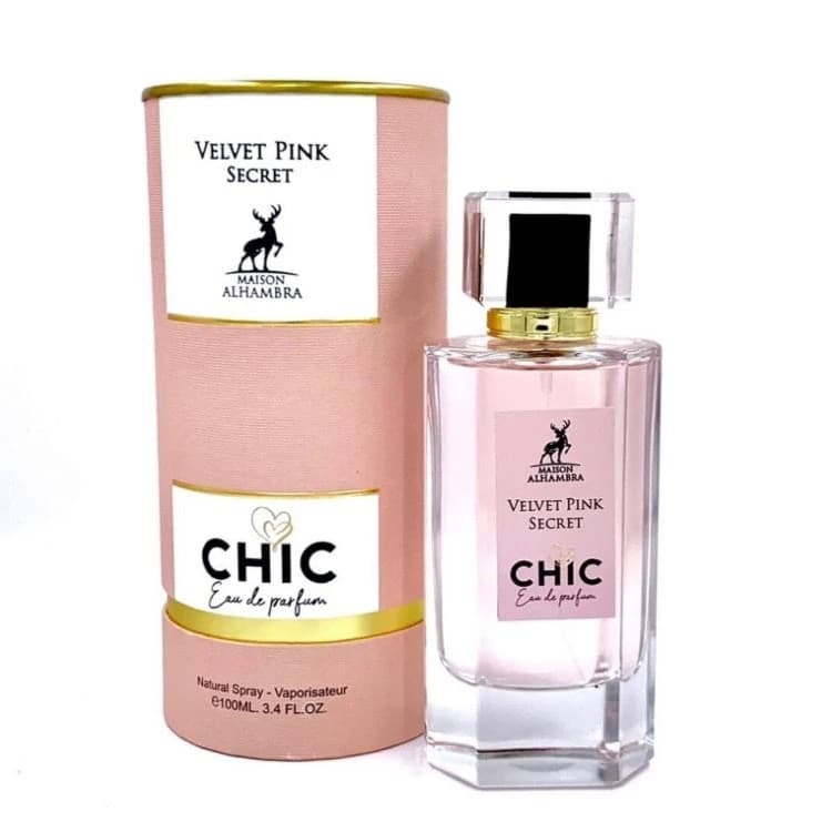 Chic Velvet Pink Secret Perfume for Women by Alhambra - 100 ml