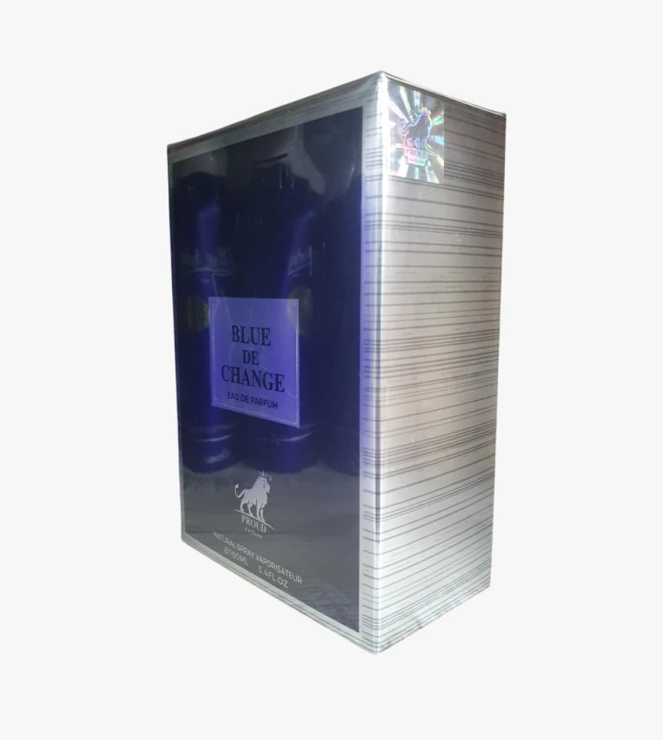 Proud Perfume Blue De Change Eau de Parfum for Men, Luxurious Design, 100ml, Perfect for Stylish Men.