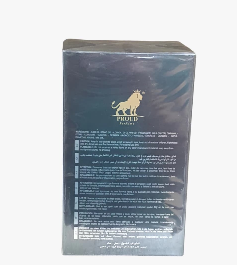 Proud Perfume Victory Eau de Parfum for Men with a Passion for Triumph and Success, Exuding Elegance
