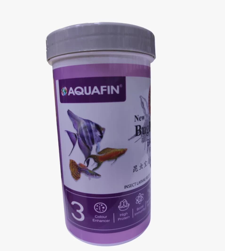Aquafin BugPro Basic Flake Enhanced Color and Protein Fish Food for Robust Health and Aquarium Growth