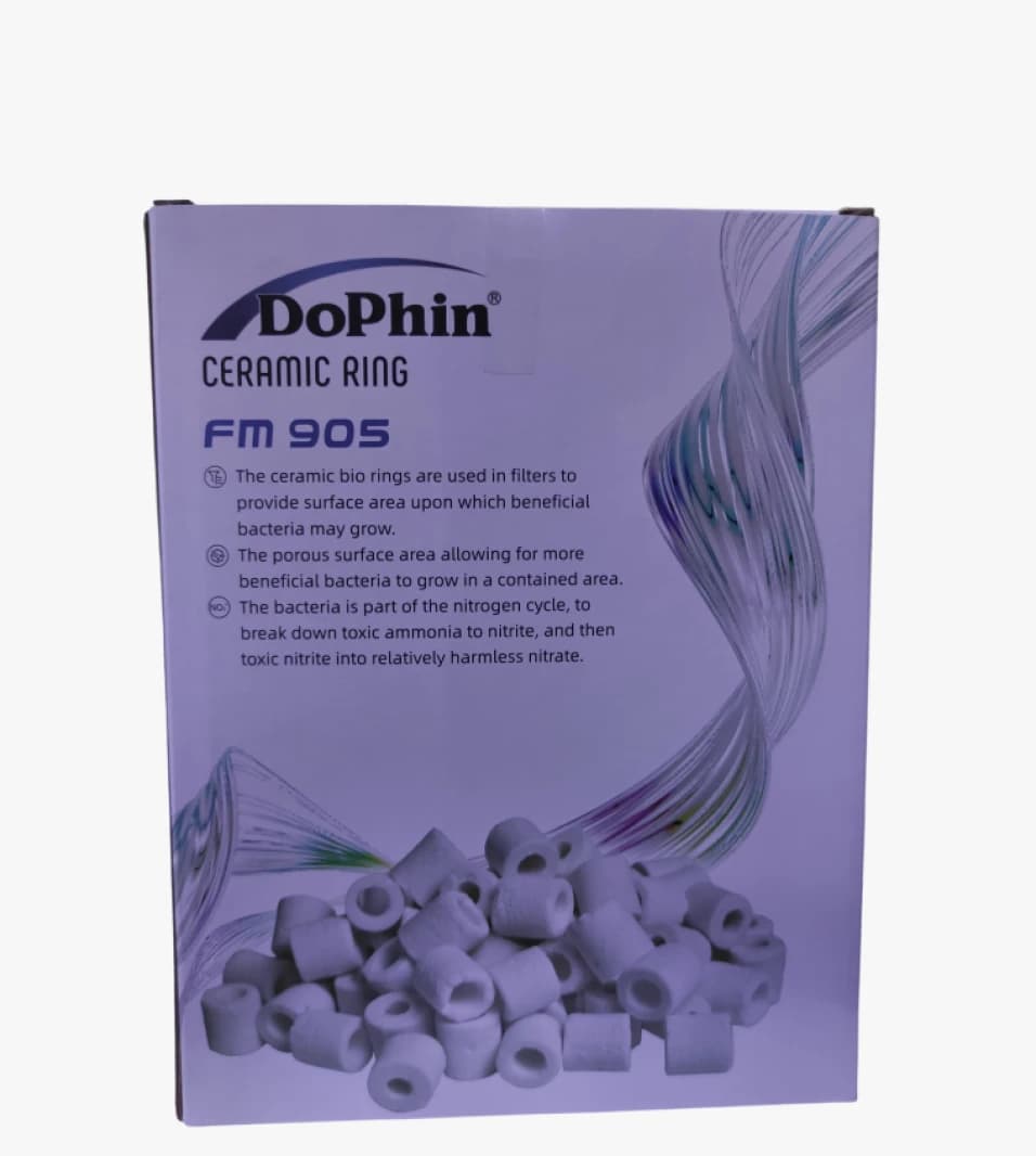 DoPhin Ceramic Rings FM 905 Advanced Bio Filter Design for Aquarium Water Purification
