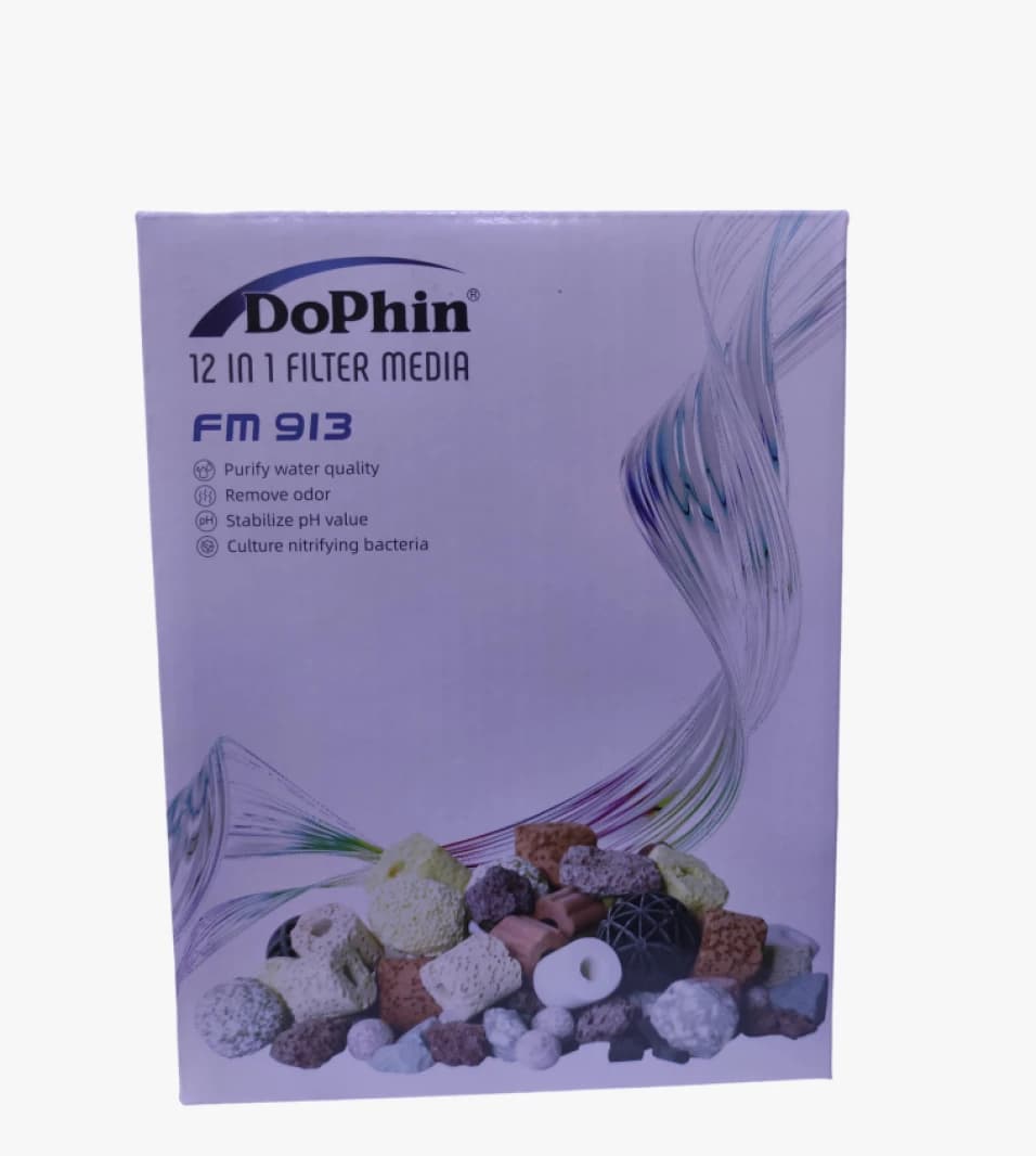 Dophin Multi-Functional Filter Media for Aquatic Environment Enhances Water Quality Ideal for All Tanks