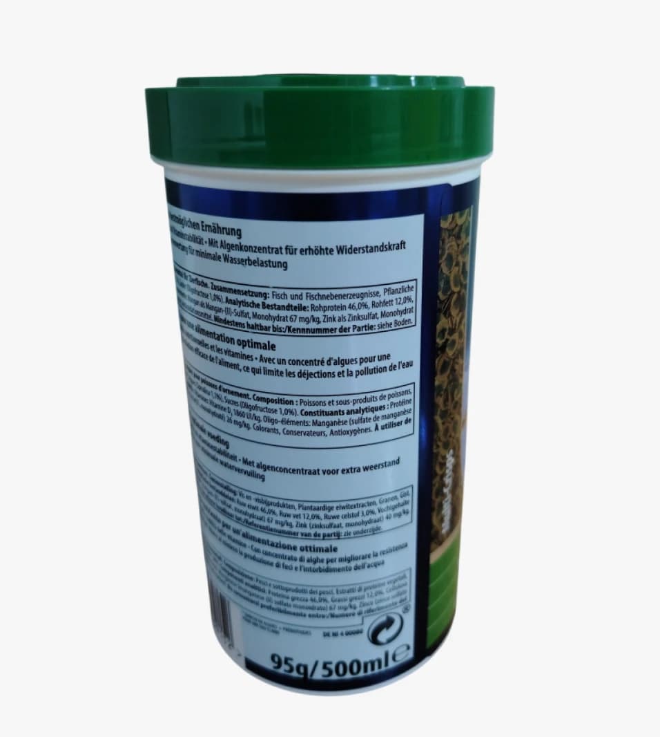 TetraPRO Algae Multi-Crisps for Aquarium Fish with Added Prebiotic for Enhanced Fish Health and Clear Water