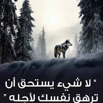 لا شيء يستحق أن ترهق نفسك لأجله
