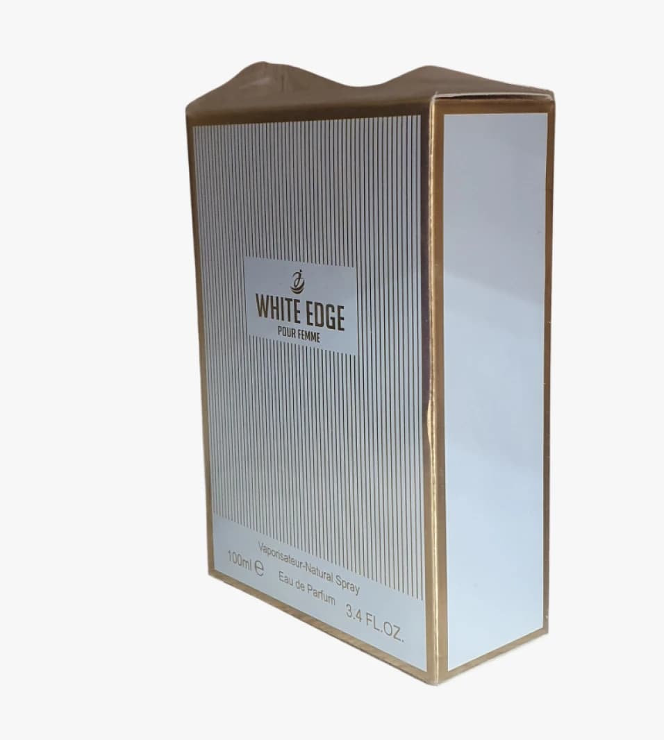 White Edge Perfume for Women, Elegant Design, Eau de Parfum, Captivating Scent for the Modern Independent Woman