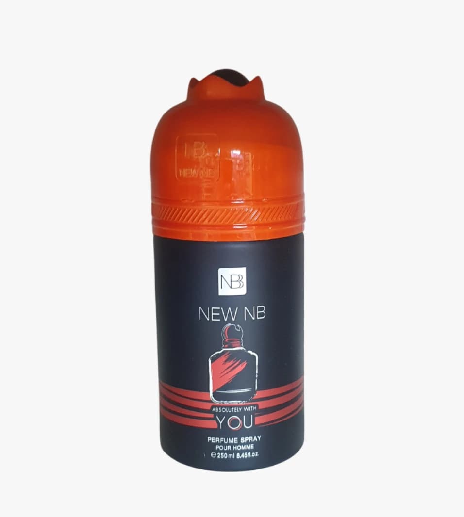 New NB Perfume Spray Pour Homme Modern Design for Contemporary Men Large Size