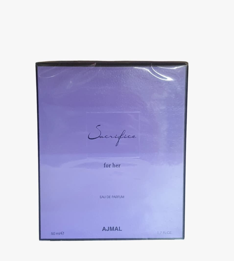 Ajmal Sacrifice Perfume for Her with Elegant Packaging and Long-lasting Fragrance, Ideal for Special Occasions and Evening Delight.