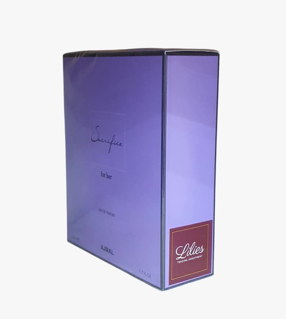 Ajmal Sacrifice Perfume for Her with Elegant Packaging and Long-lasting Fragrance, Ideal for Special Occasions and Evening Delight.
