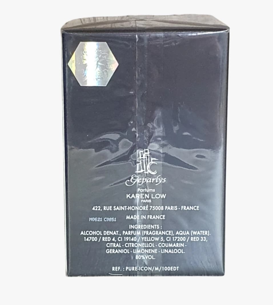 Pure Icon by Karen Low for Men, A Luxurious and Captivating Scent with Unique and Distinctive Notes, Inspired by Modern Elegance