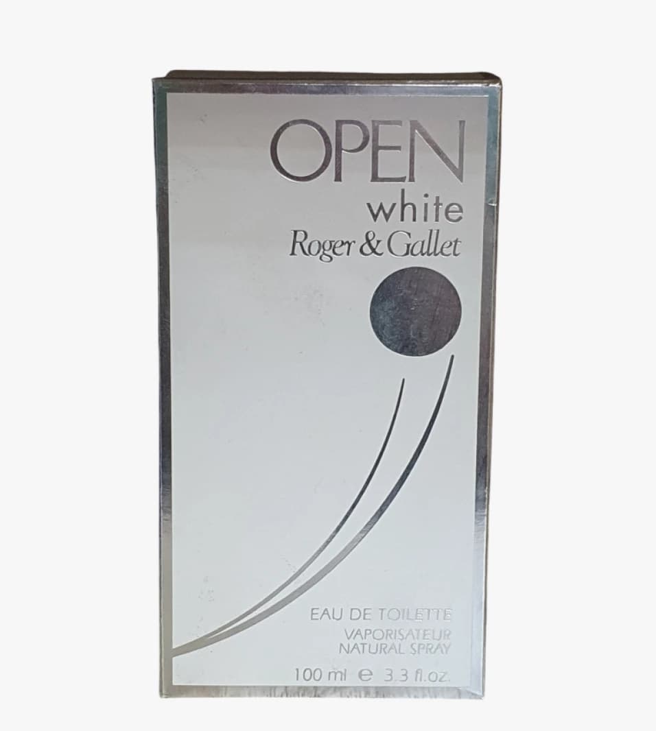 Roger & Gallet Open White Eau de Toilette for Men with Unique Design and Refreshing Scent for Irresistible Charm