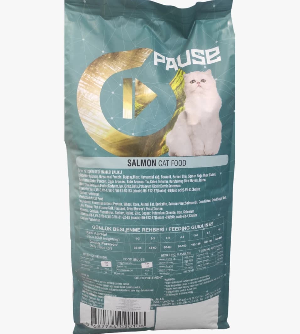 Pause Adult Cat Food with Salmon Design for Immune System Support in a Comprehensive Dietary Formula