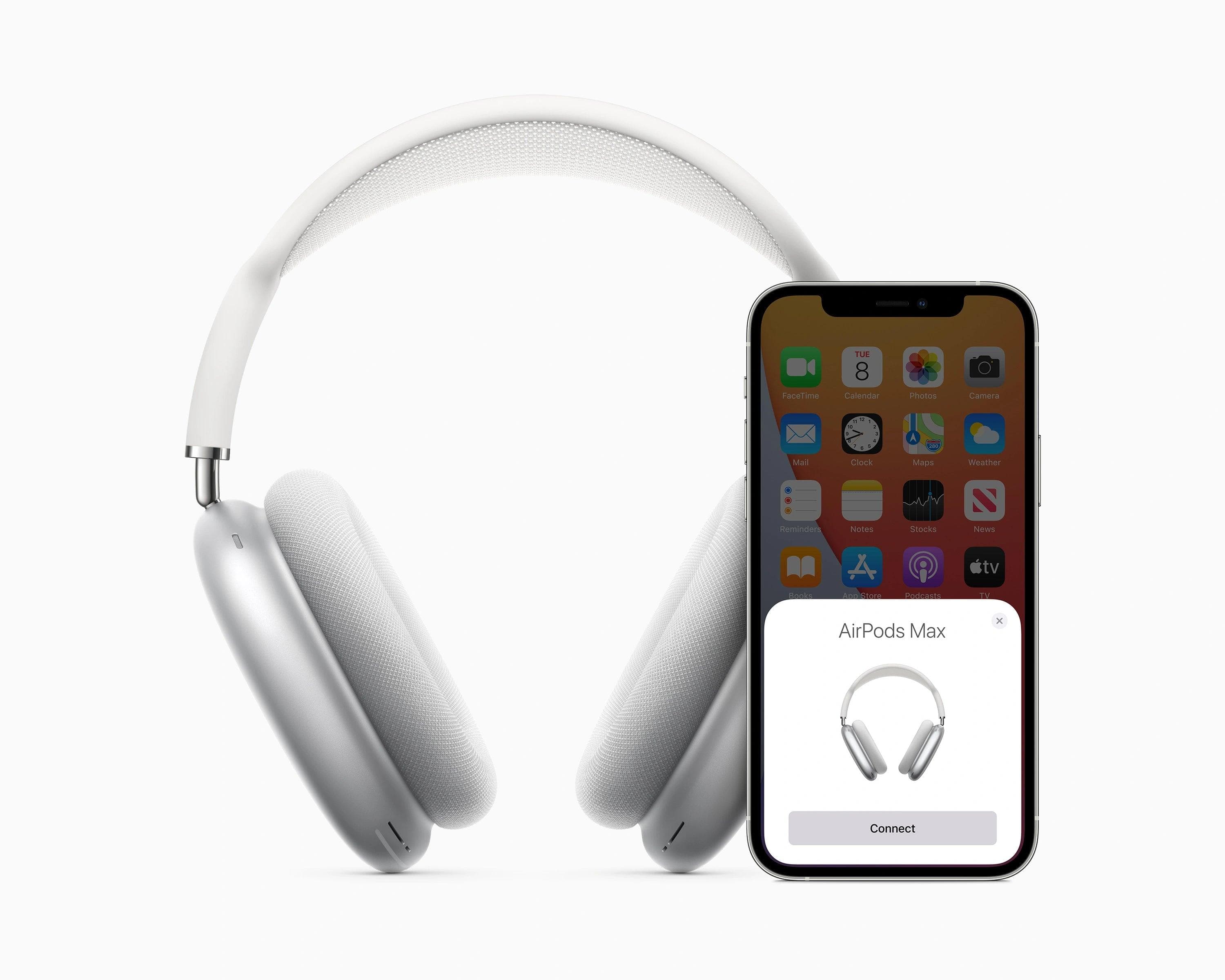 سماعات أبل AirPods Max مع موصل لايتنينج وإلغاء ضوضاء نشط عالي