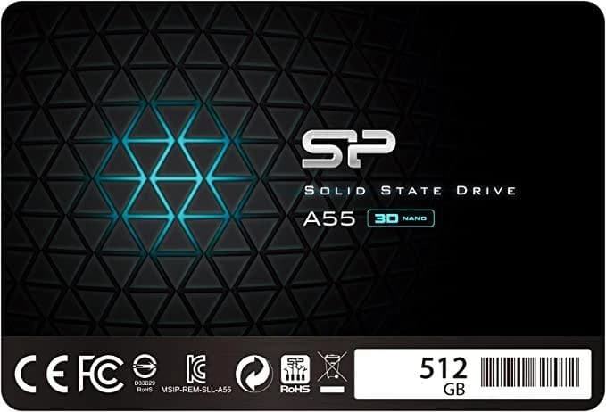 Silicon Power 512GB SSD Slim Fast - Black