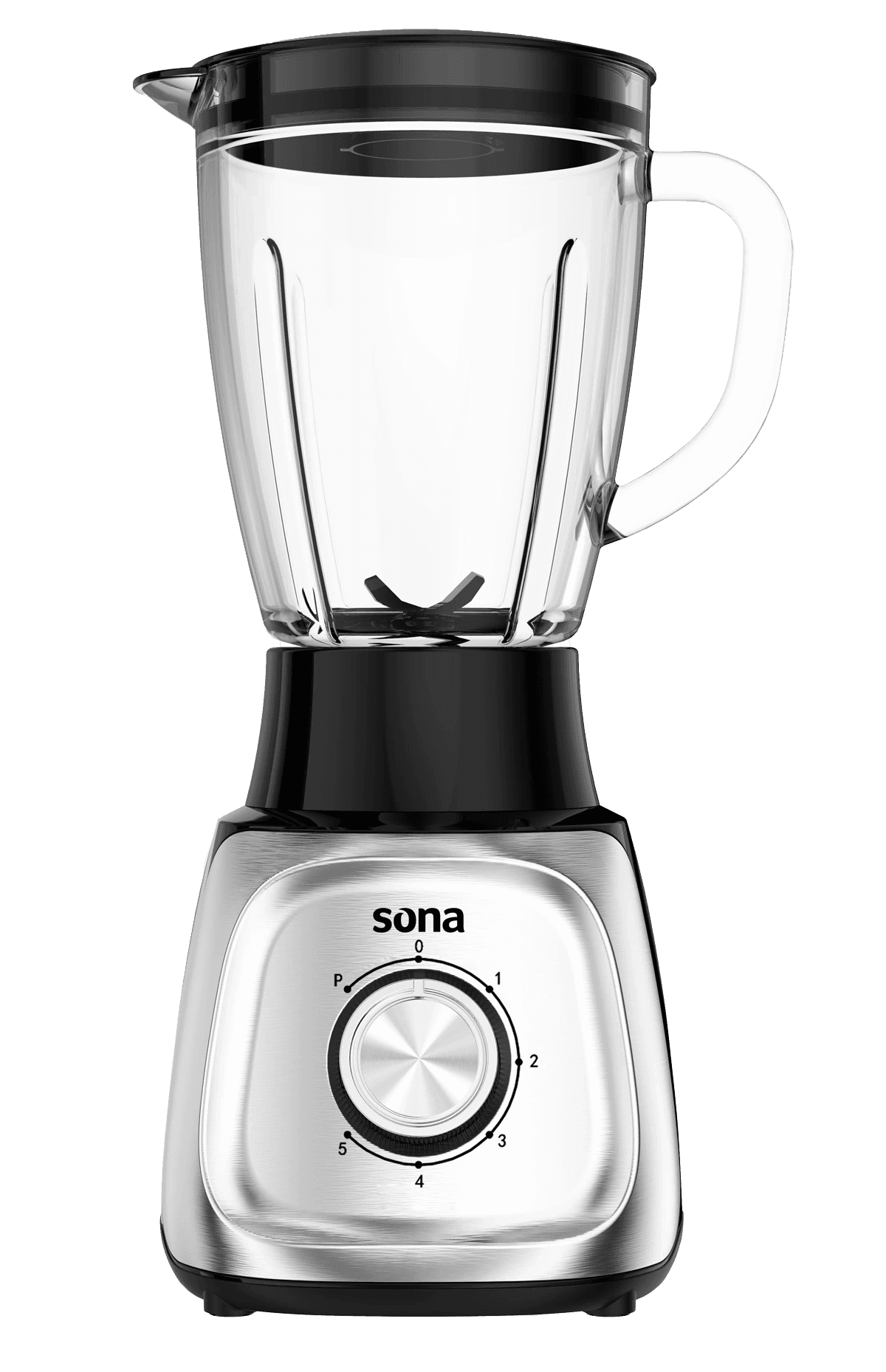 Sona 600W Blender 1.5L Glass Jar, 2 Speeds – 1 Year Warranty
