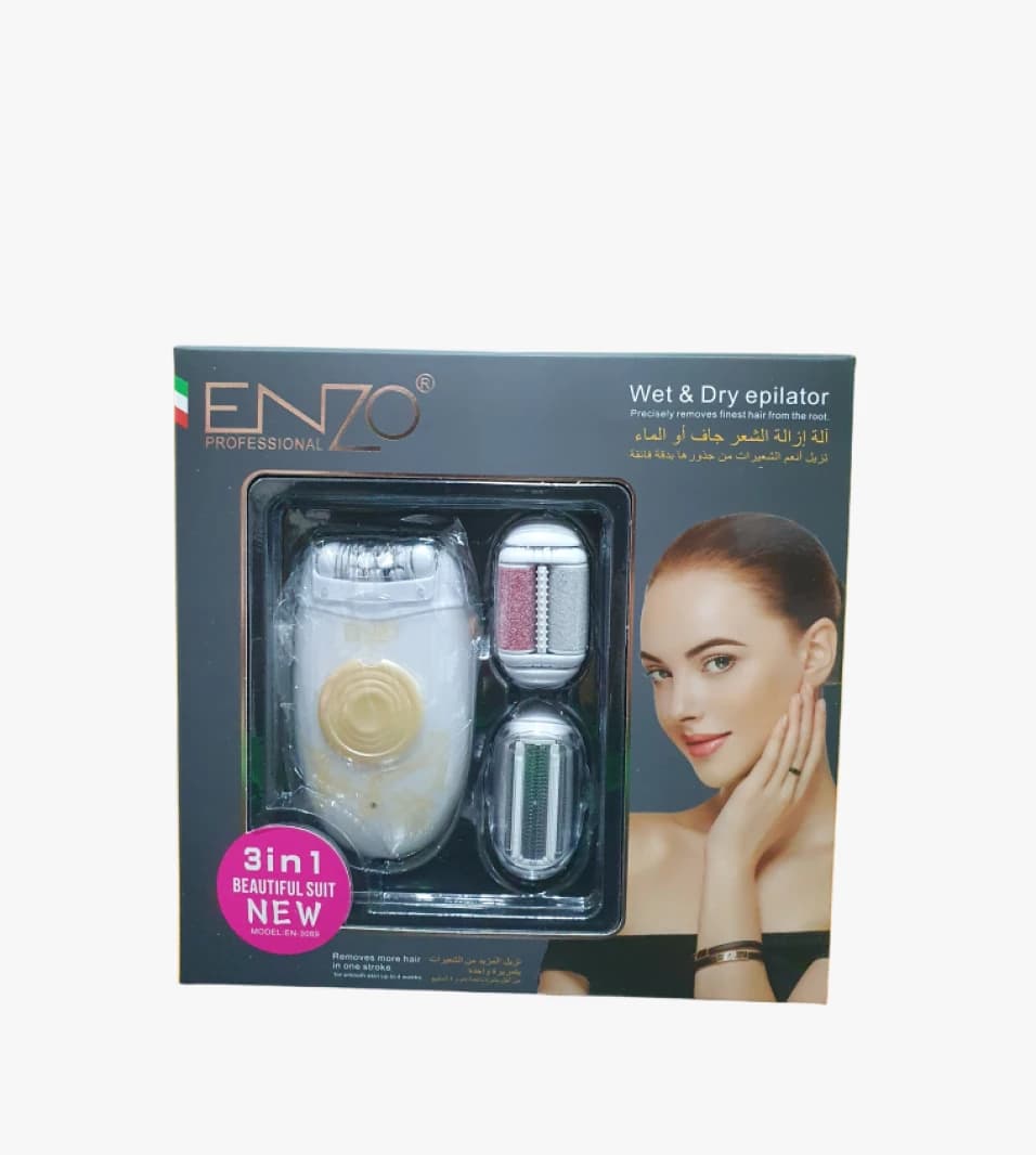 Enzo Professional Wet & Dry Epilator with Advanced Features for Modern Users