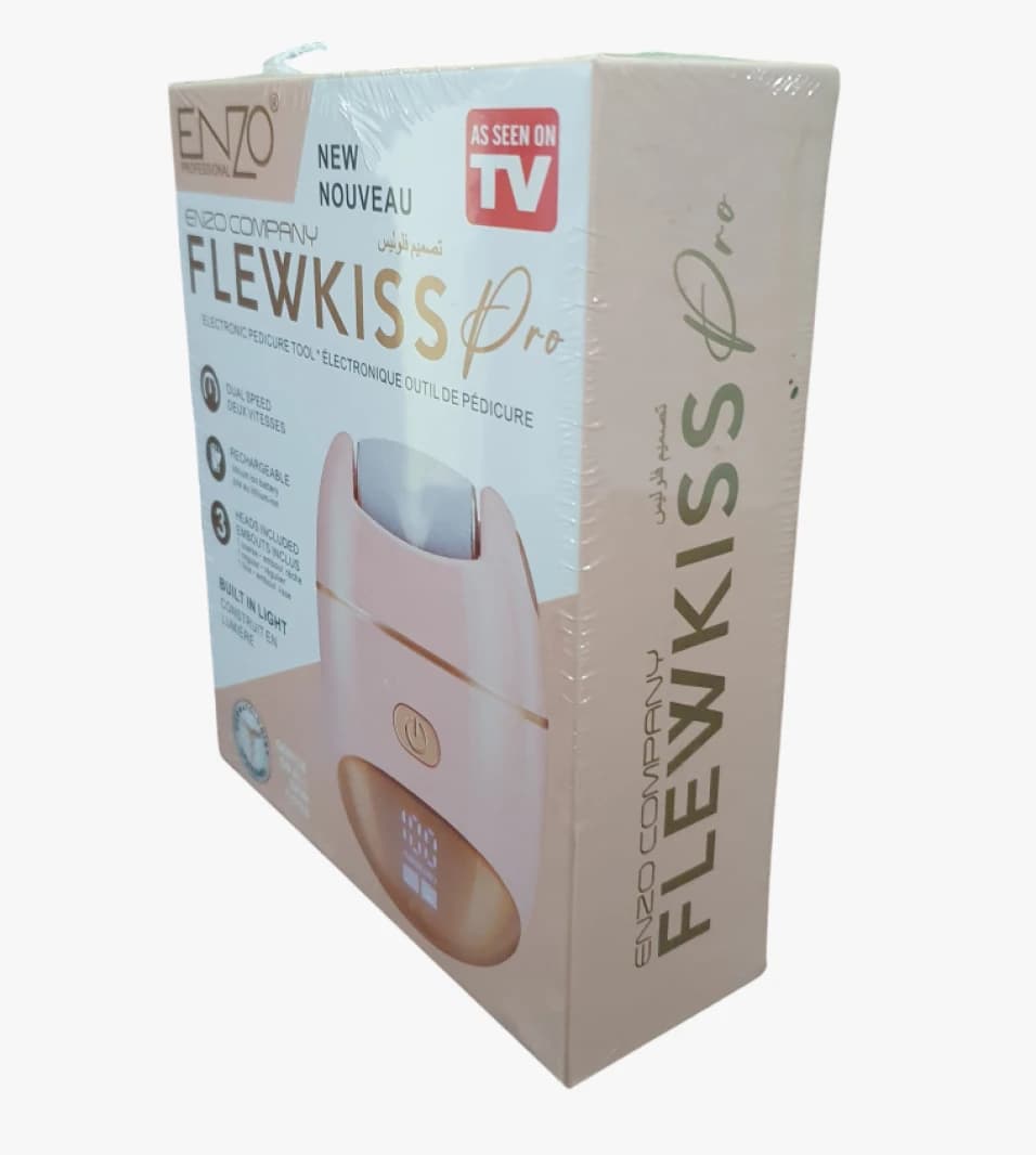 Enzo Professional Flewkiss Pro Electronic Pedicure Tool with New Design for Beauty and Style Enthusiasts