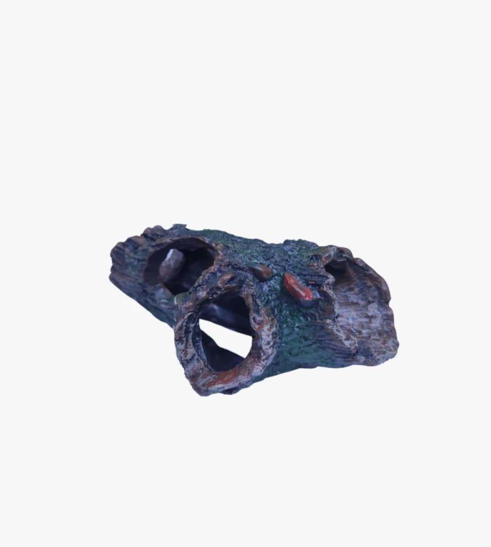 Aqua Sky Aquarium Decor Small Tree Trunk with Natural Cavities for Fish Hiding for Creative Tank Decoration