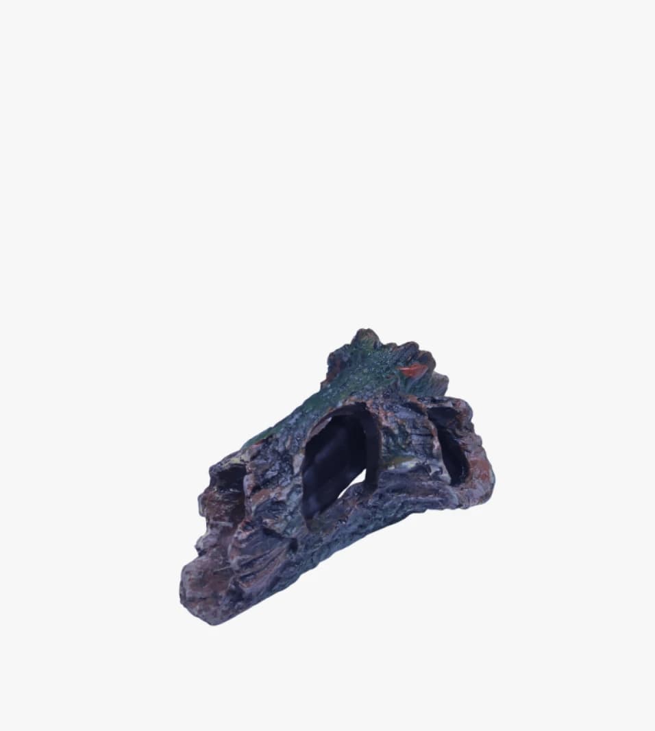 Aqua Sky Aquarium Decor Small Tree Trunk with Natural Cavities for Fish Hiding for Creative Tank Decoration