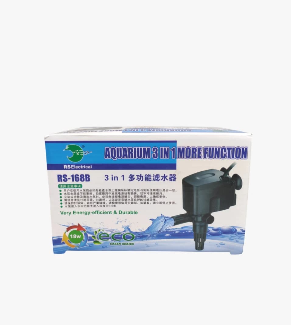 RS Electrical Innovative 3-in-1 Aquarium Water Filter, Powerful and Energy Saving, Perfect for Hobbyists and Professionals