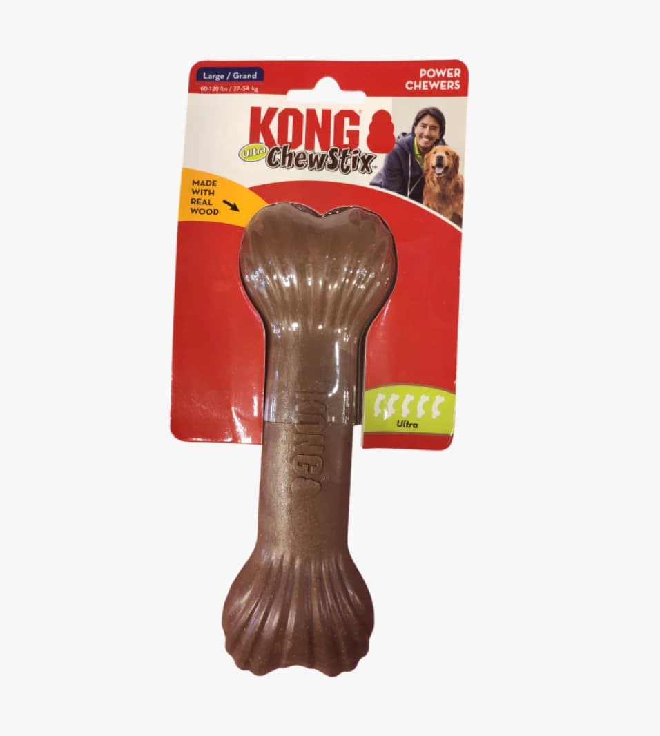 KONG Ultra ChewStix Large Durable Dog Chew Toy for Power Chewers, Specially Designed for Fun and Longevity