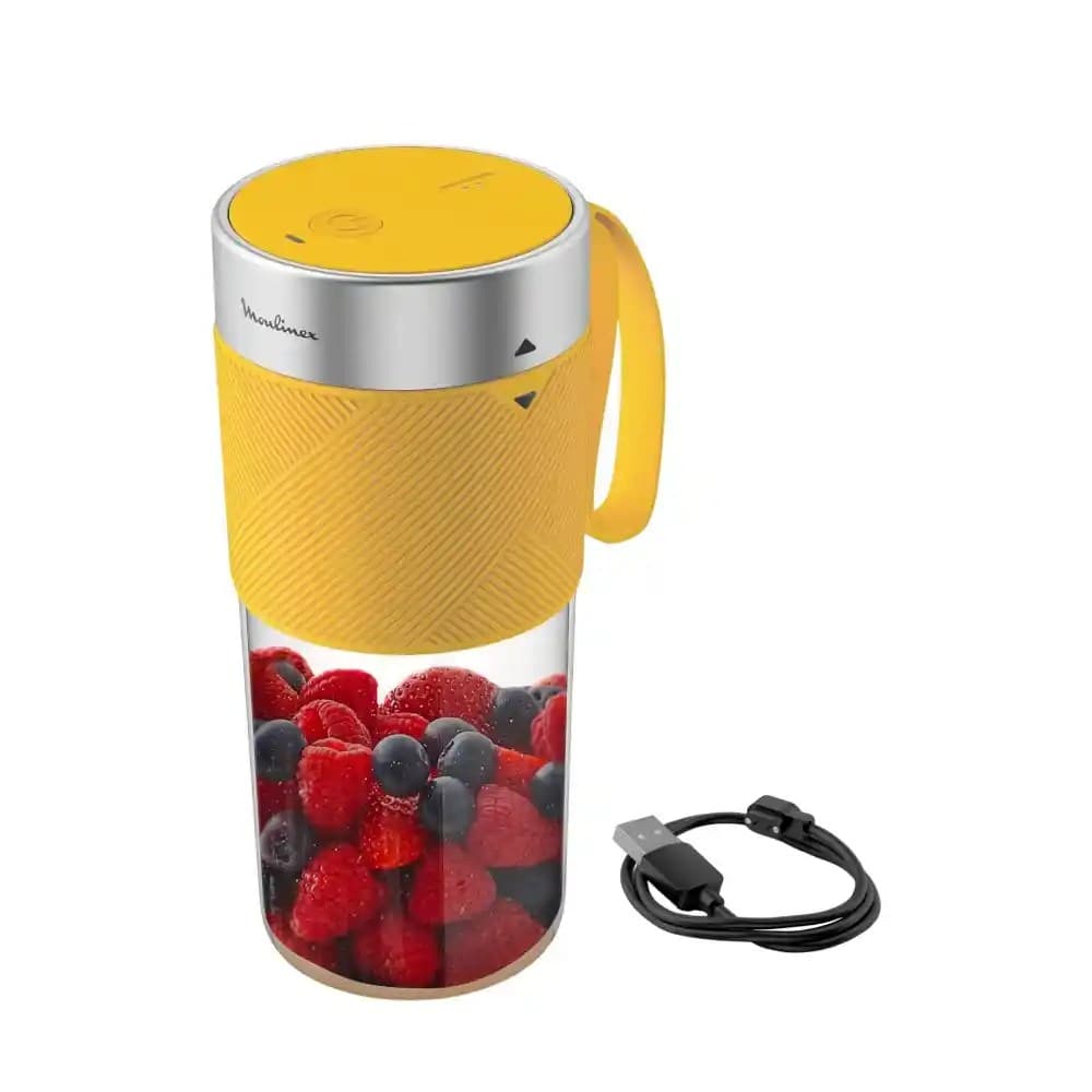 Moulinex LightMix Portable Blender 300ml – Yellow