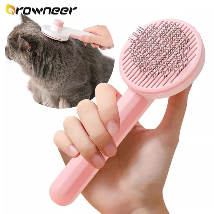 Deshedding Comb with Push Button