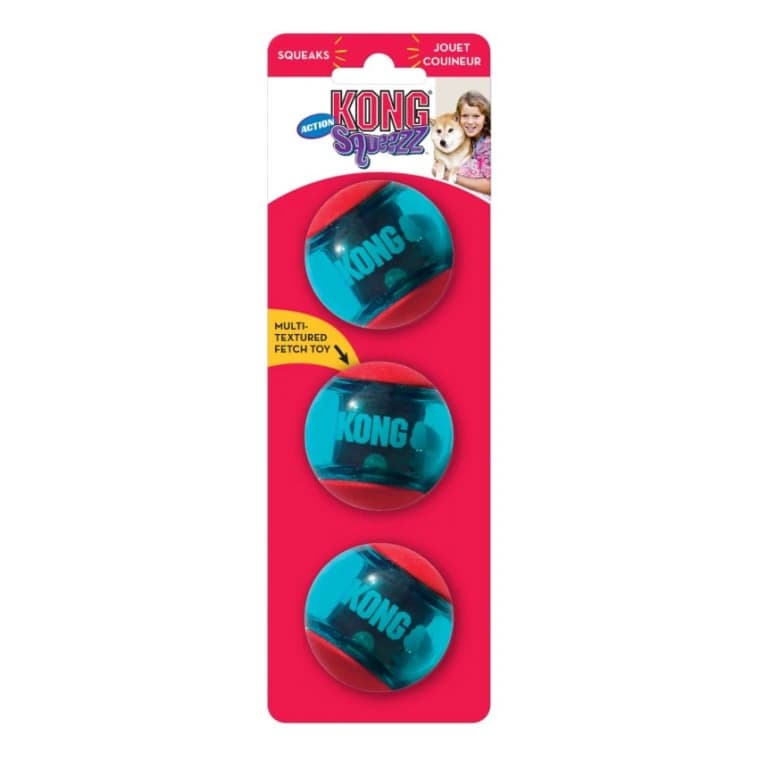Kong Squeezz Action Ball Red M
