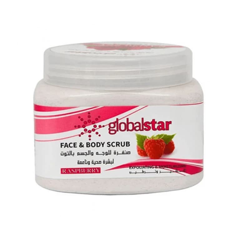 Global Star Face & Body Scrub Raspberry