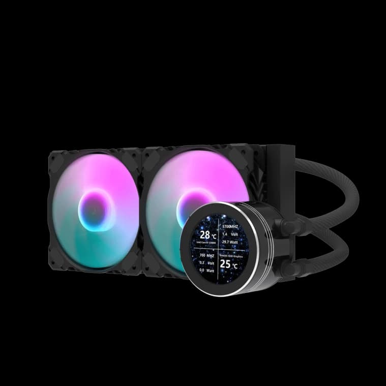Darkflash DN240S AIO 240mm Liquid Cooler - Black