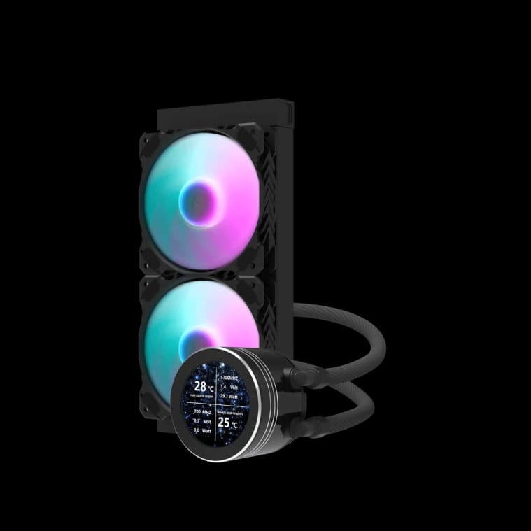 Darkflash DN240S AIO 240mm Liquid Cooler - Black