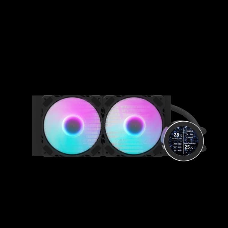 Darkflash DN240S AIO 240mm Liquid Cooler - Black