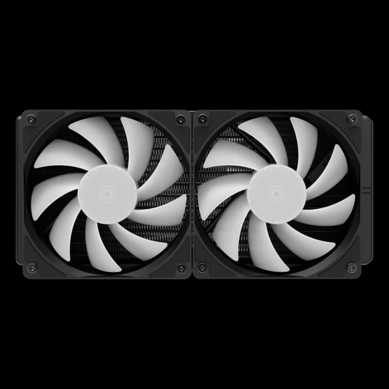 Darkflash Radiant DC240 240mm AIO ARGB Liquid CPU Cooler - Black